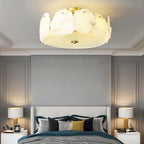 Amara Alabaster Flush Mount Ceiling Light