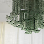 Aurora Ceiling Lamp Murano Glass Petal Vintage