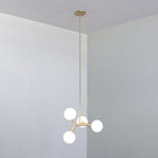 Irina Modern Minimalist Brass Glass Pendant Lamp