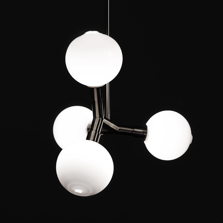 Irina Modern Minimalist Brass Glass Pendant Lamp