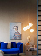 Irina Modern Minimalist Brass Glass Pendant Lamp