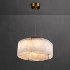 Ilveliel Double Tier Alabaster Pendant Light