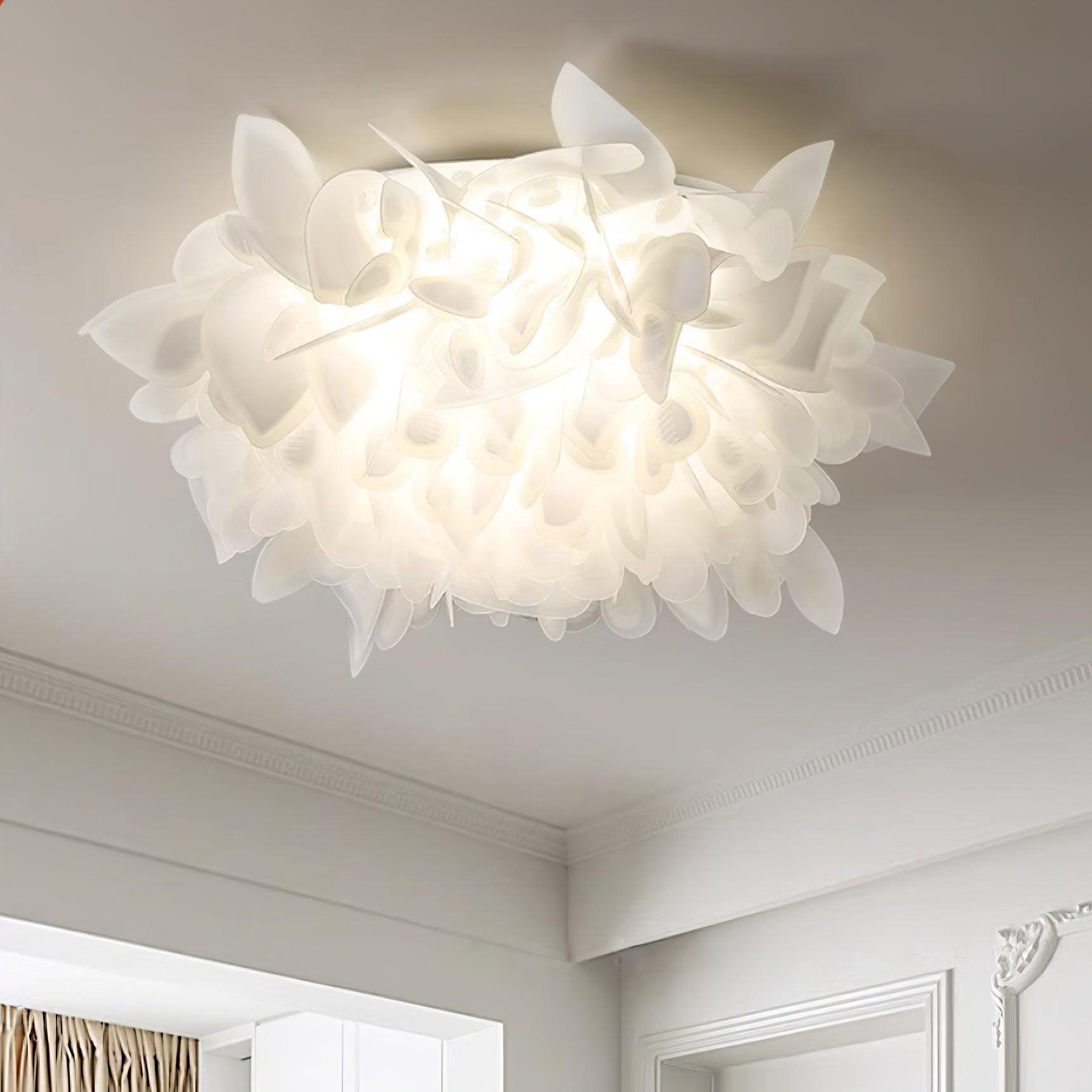 Ceiling Lamp Sculpted Petal Cluster Artistic Modern Statement