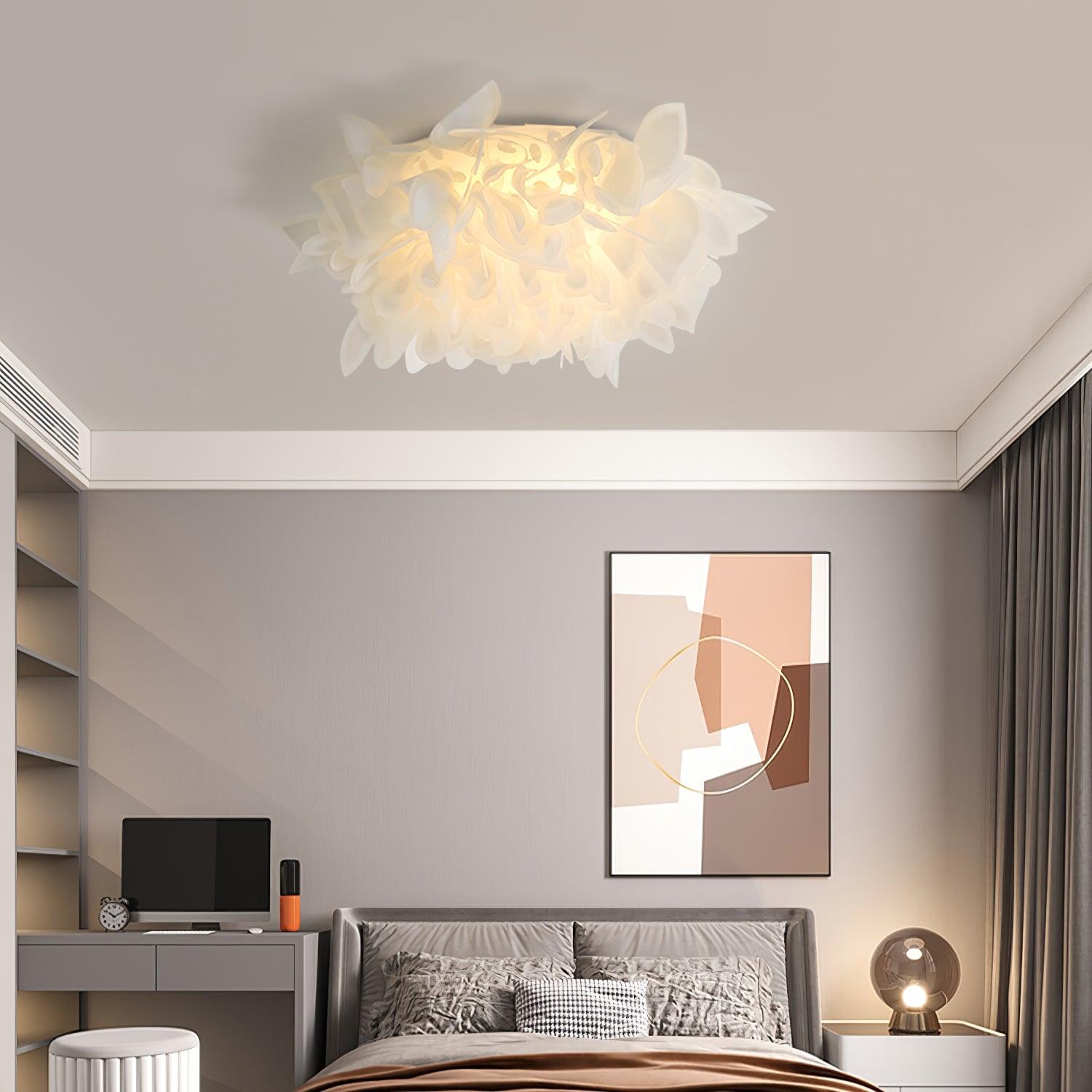 Ceiling Lamp Sculpted Petal Cluster Artistic Modern Statement