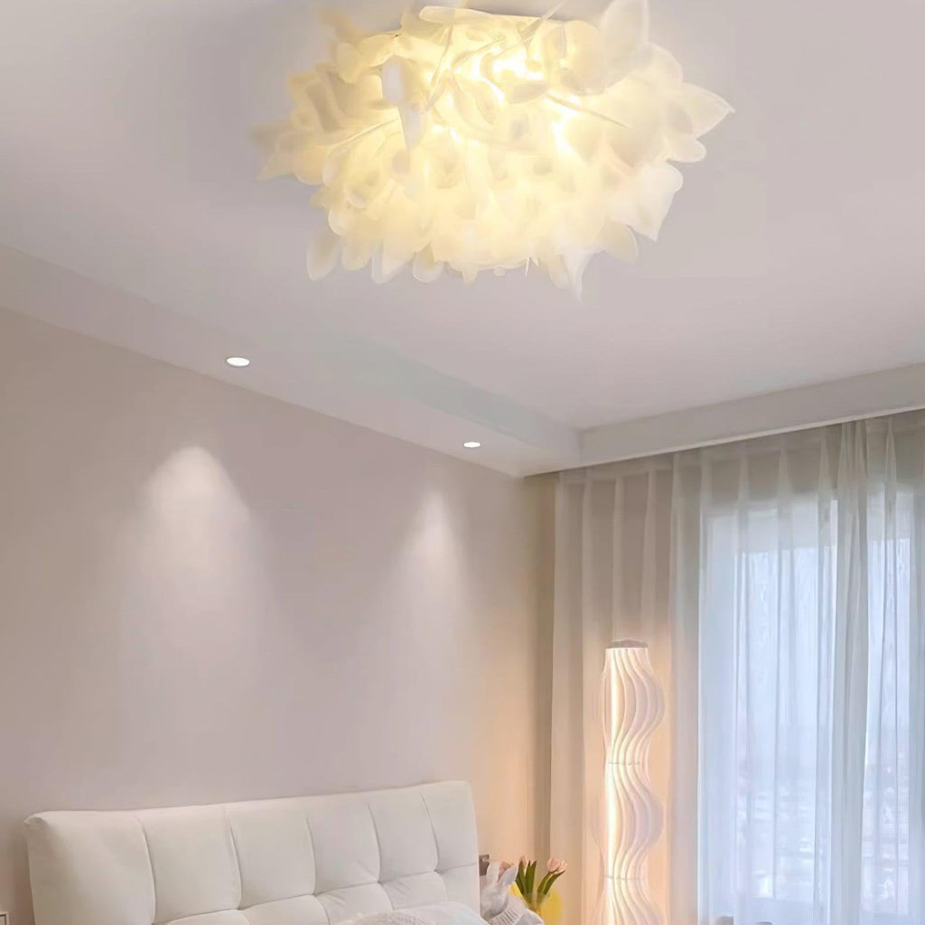 Ceiling Lamp Sculpted Petal Cluster Artistic Modern Statement