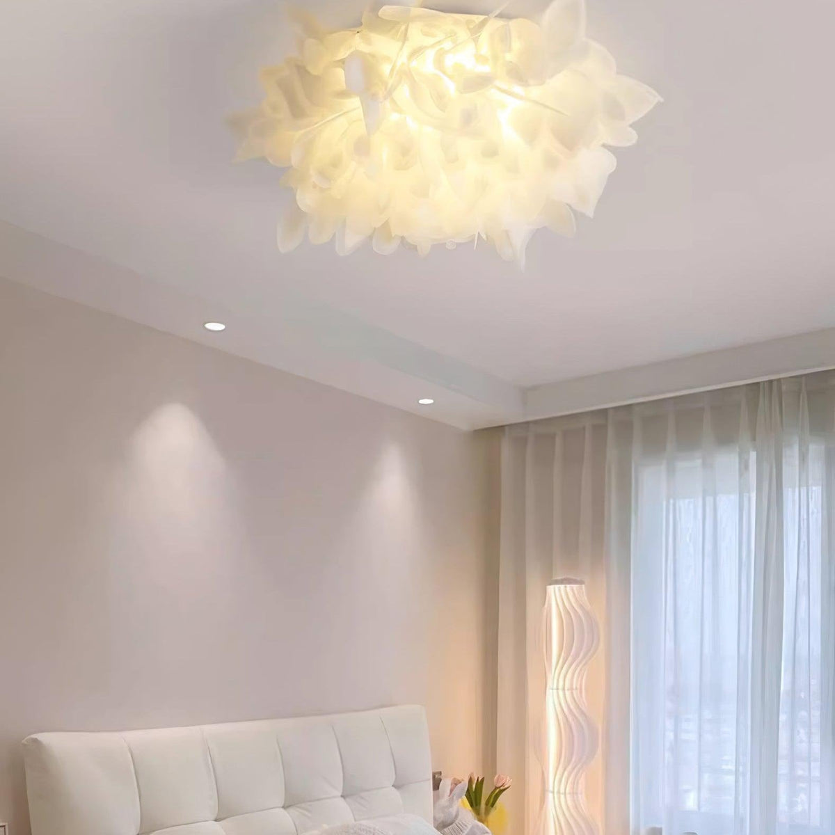 Ceiling Lamp Sculpted Petal Cluster Artistic Modern Statement
