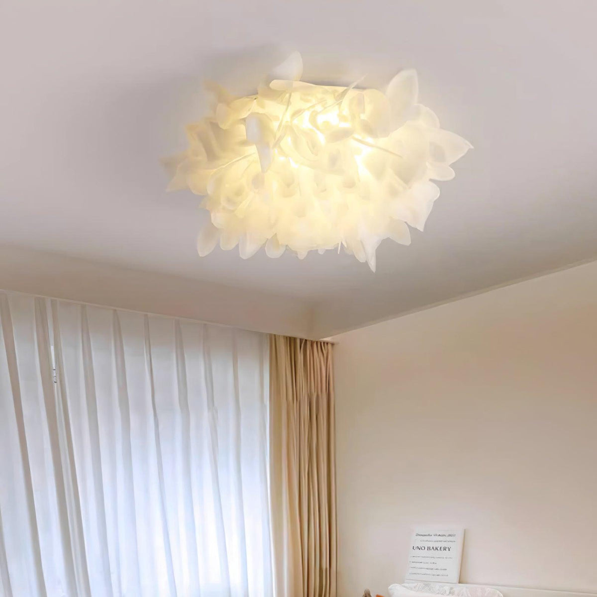 Ceiling Lamp Sculpted Petal Cluster Artistic Modern Statement