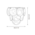 Ephira Multicolor Glass Wall Lamp