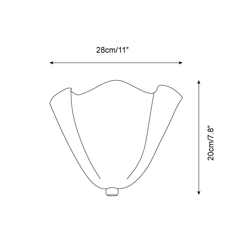 Elara Contemporary Glass Wall Light - image 5