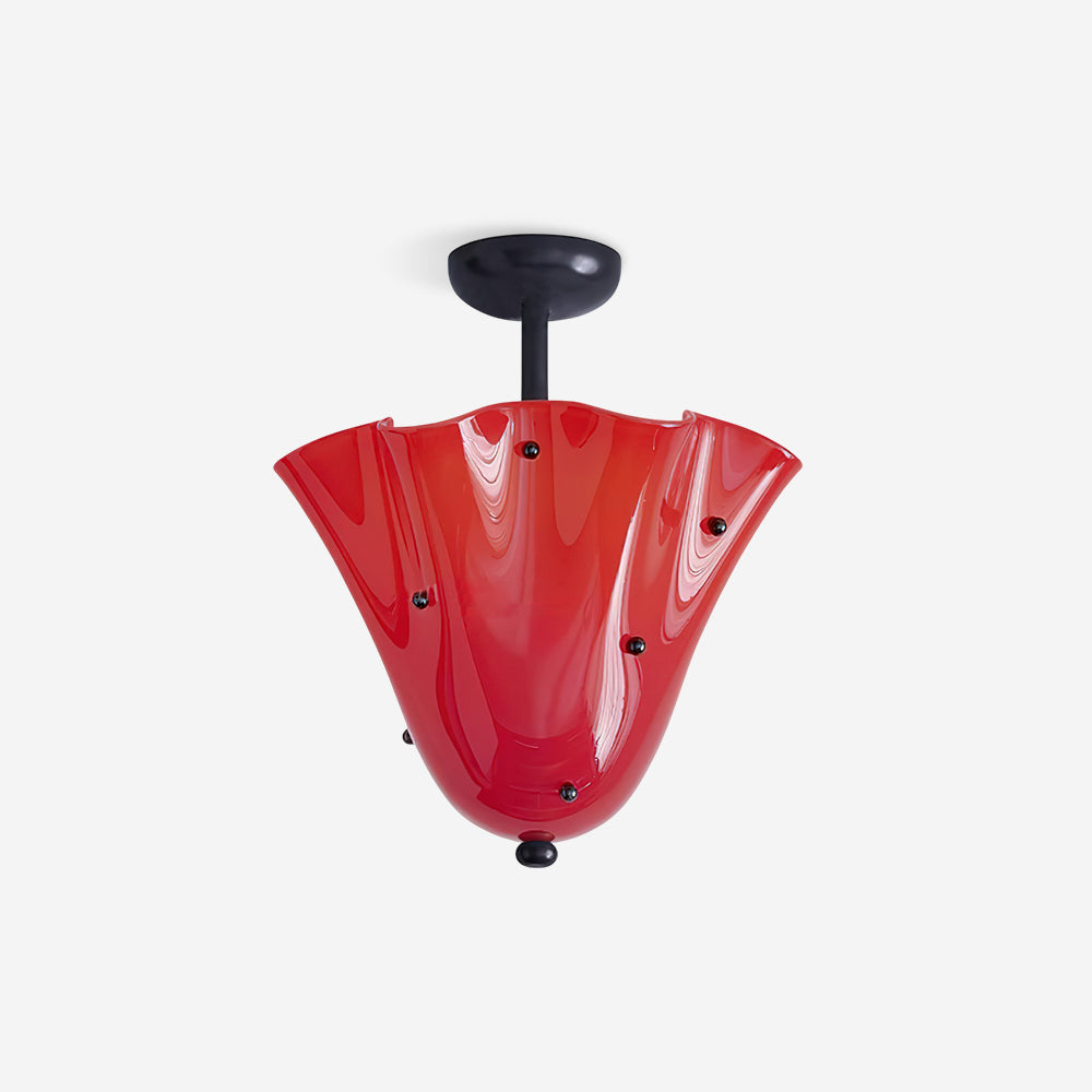Eldis Murano Glass Semi Flush Ceiling Lamp