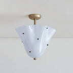 Eldis Murano Glass Semi Flush Ceiling Lamp