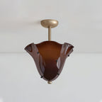 Eldis Murano Glass Semi Flush Ceiling Lamp