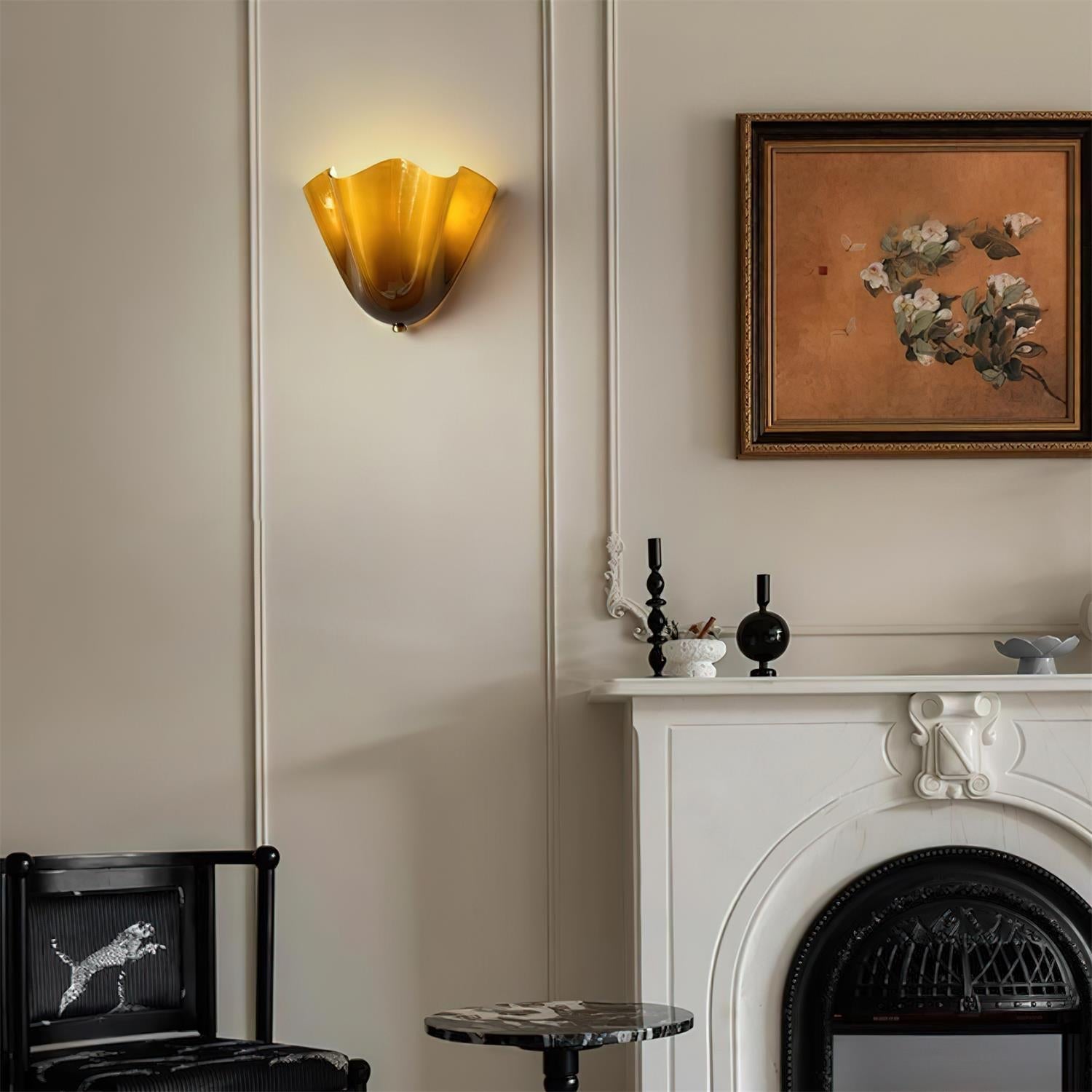 Elara Contemporary Glass Wall Light - image 2