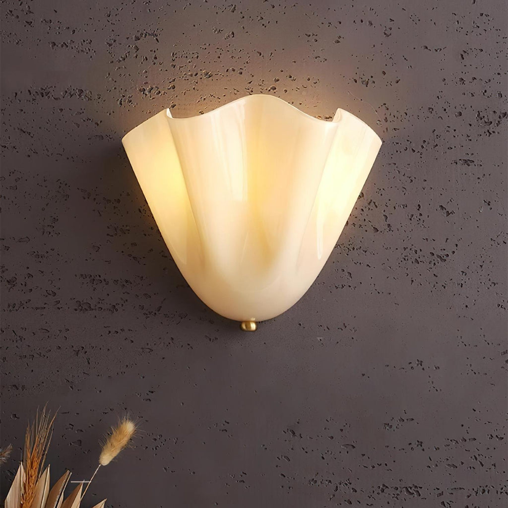 Elara Contemporary Glass Wall Light - image 8