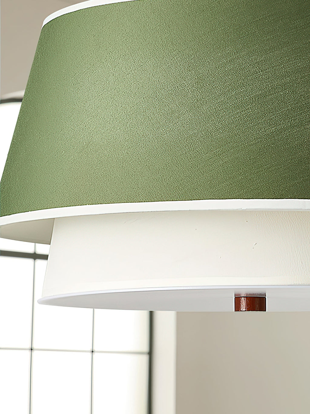 Verdura Drum Modern Fabric & Metal Pendant Light