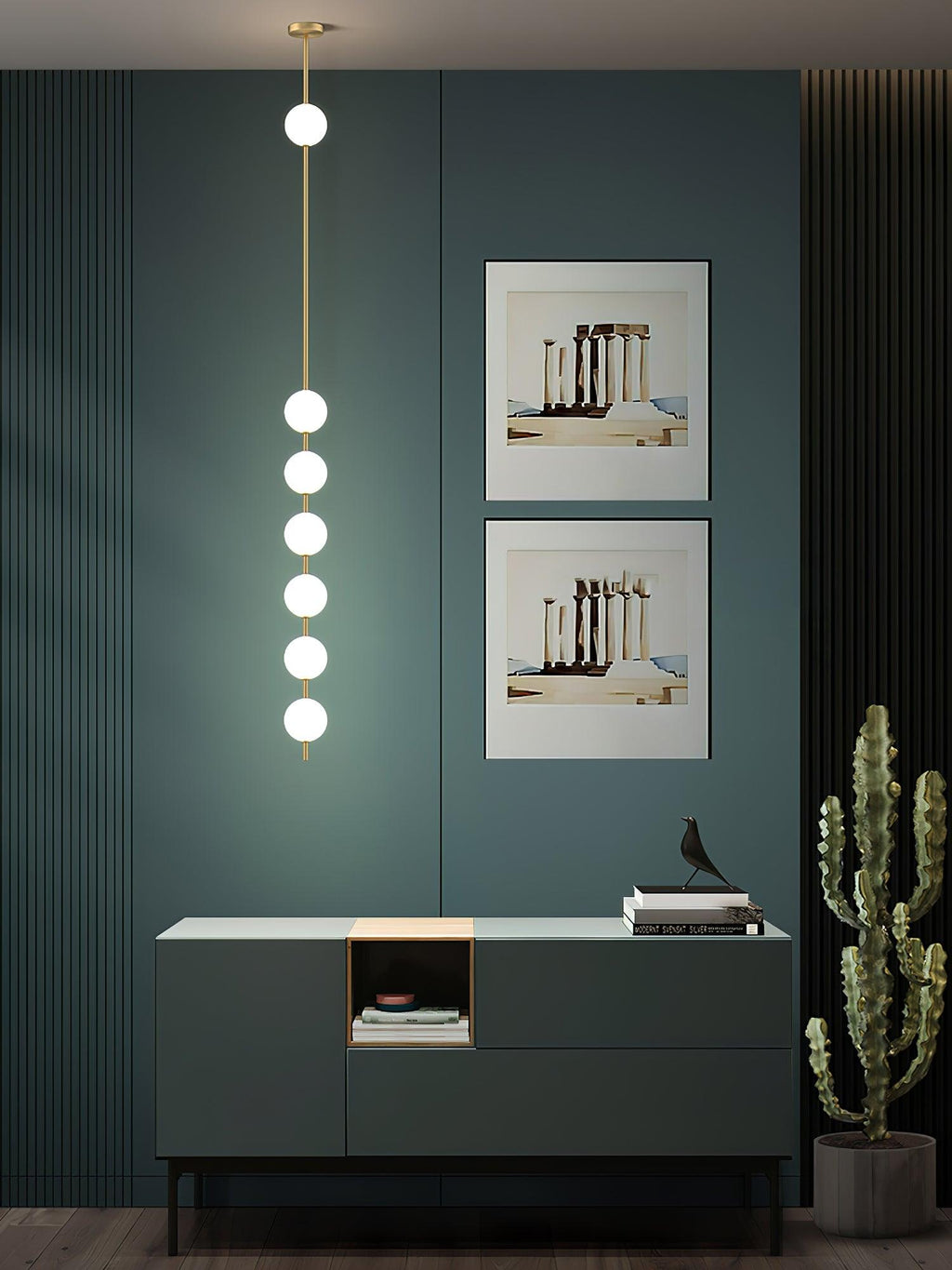 Halo Modern Brass Pendant Lamp