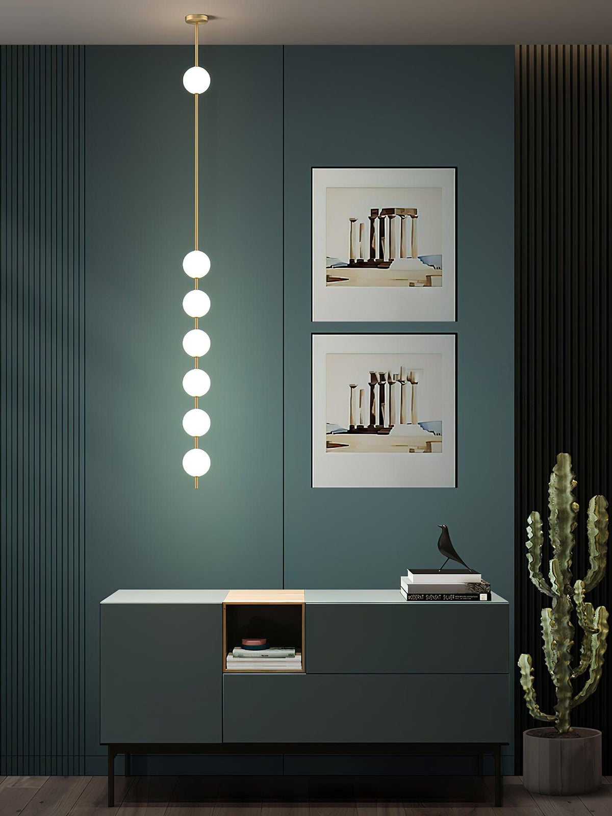 Halo Modern Brass Pendant Lamp