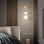 Ilraeia Vertical Globe Plug-in Wall Lamp