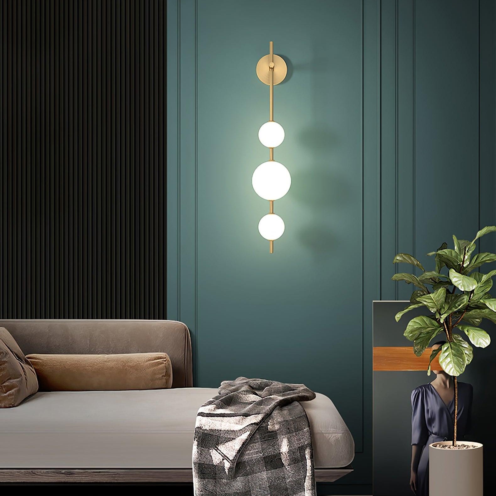 Valentina Vertical Globe Wall Light - image 4