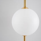 Ilraeia Vertical Globe Plug-in Wall Lamp