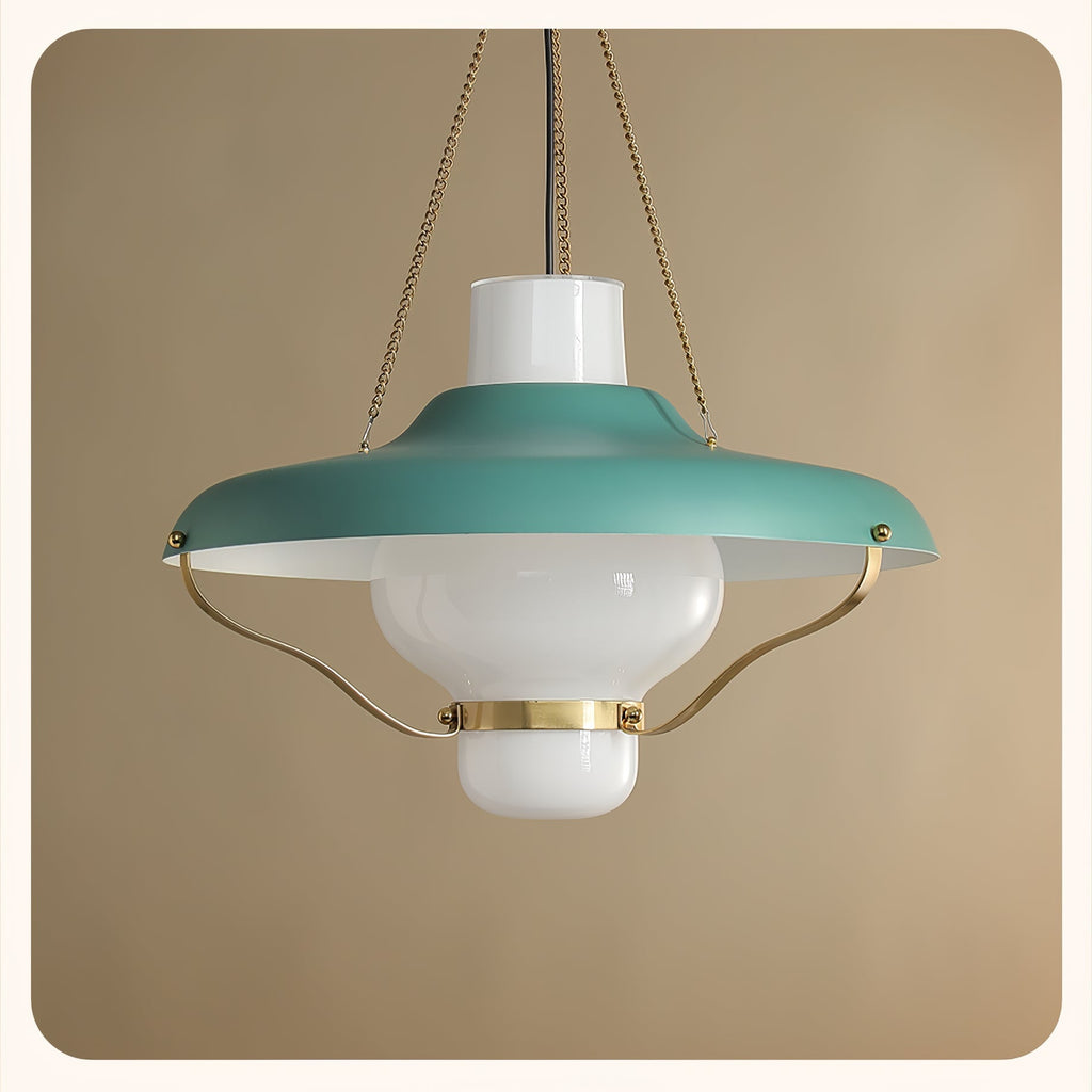 Olaeon Mid-Century Glass Pendant Light