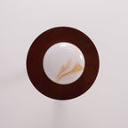Muto Ceiling Light Walnut Color & White Imitation Alabaster - image 18