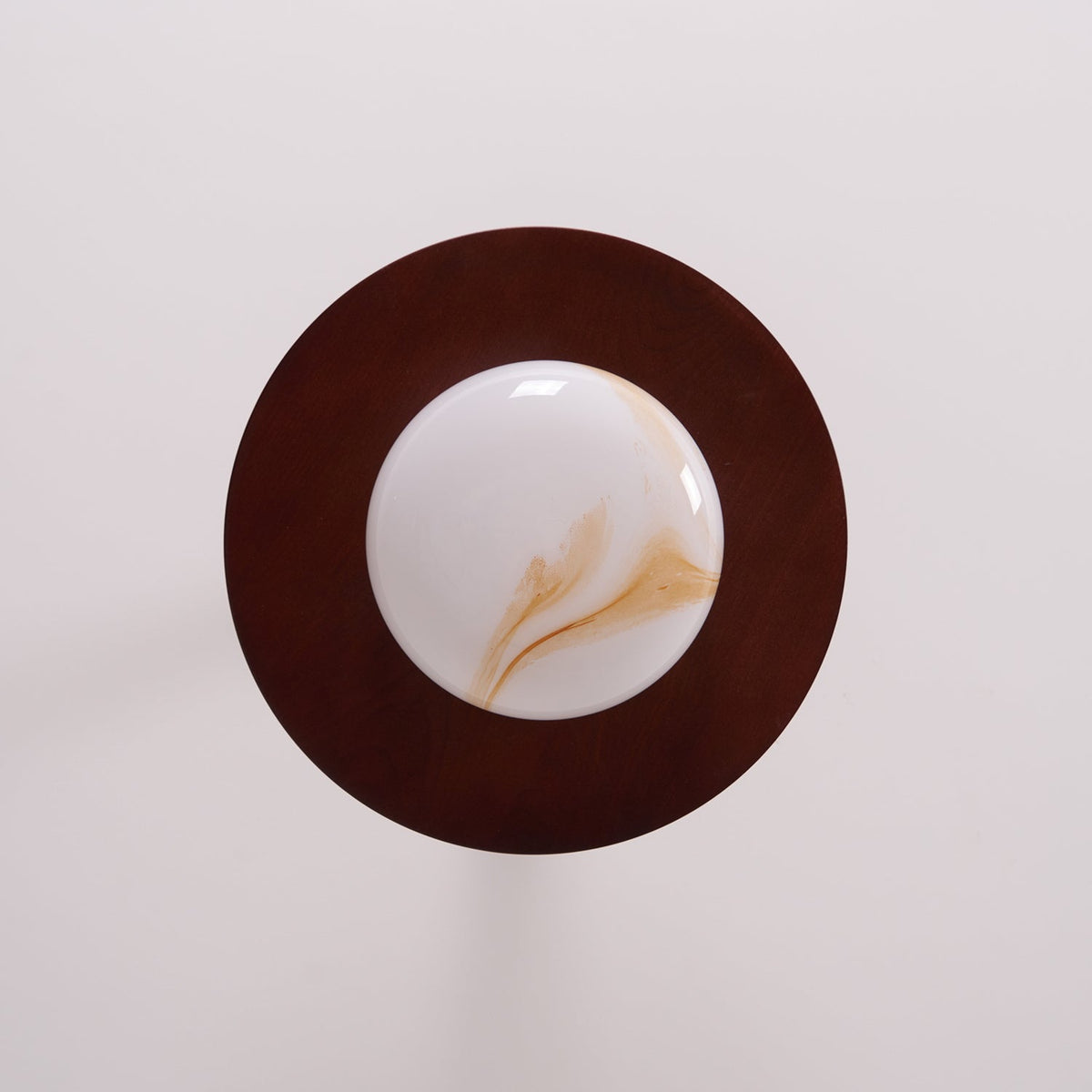 Muto Ceiling Light Walnut Color & White Imitation Alabaster - image 18