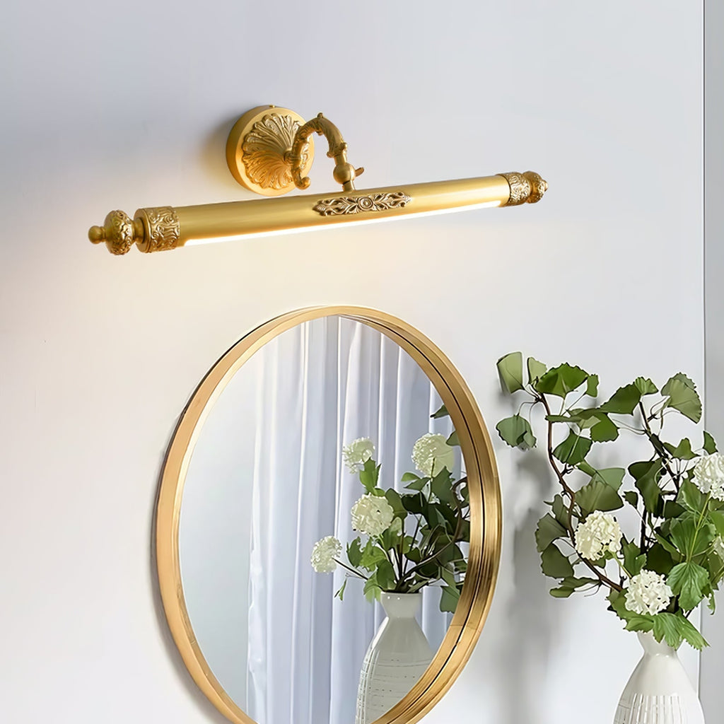 Unorir Premium Nordic Art Vanity Brass Wall Light