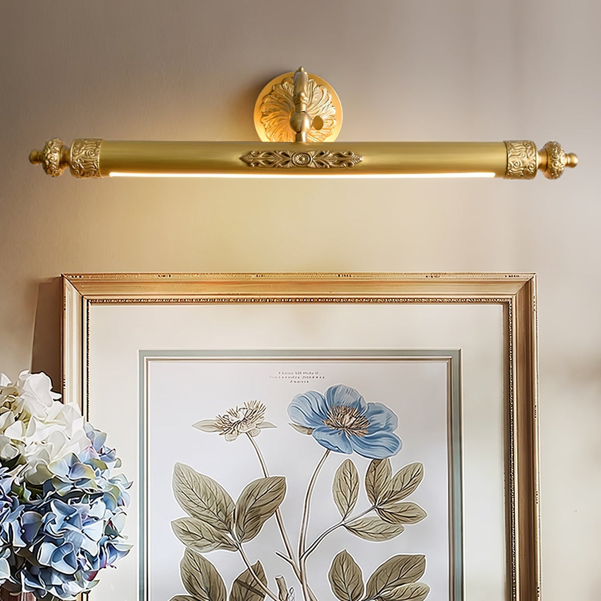 Unorir Premium Nordic Art Vanity Brass Wall Light