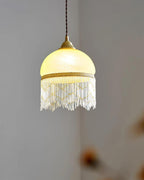 Vili Tassel Pendant Lamp Dome Fringed Beaded