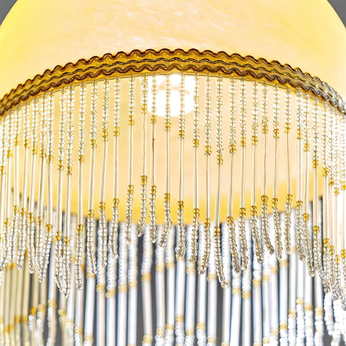 Vili Tassel Pendant Lamp Dome Fringed Beaded