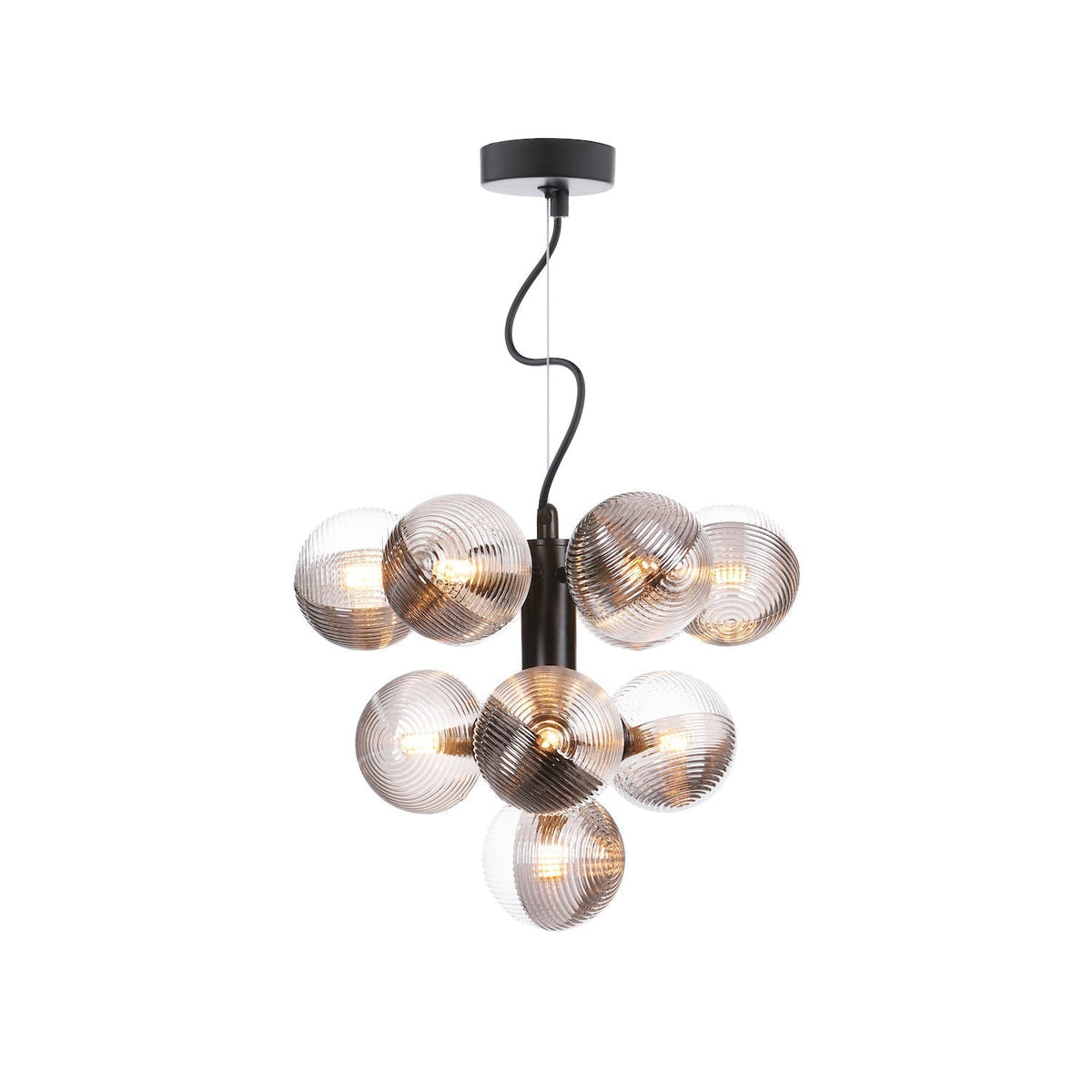 Alnorel 10-light Individual Creativity Glass Chandelier