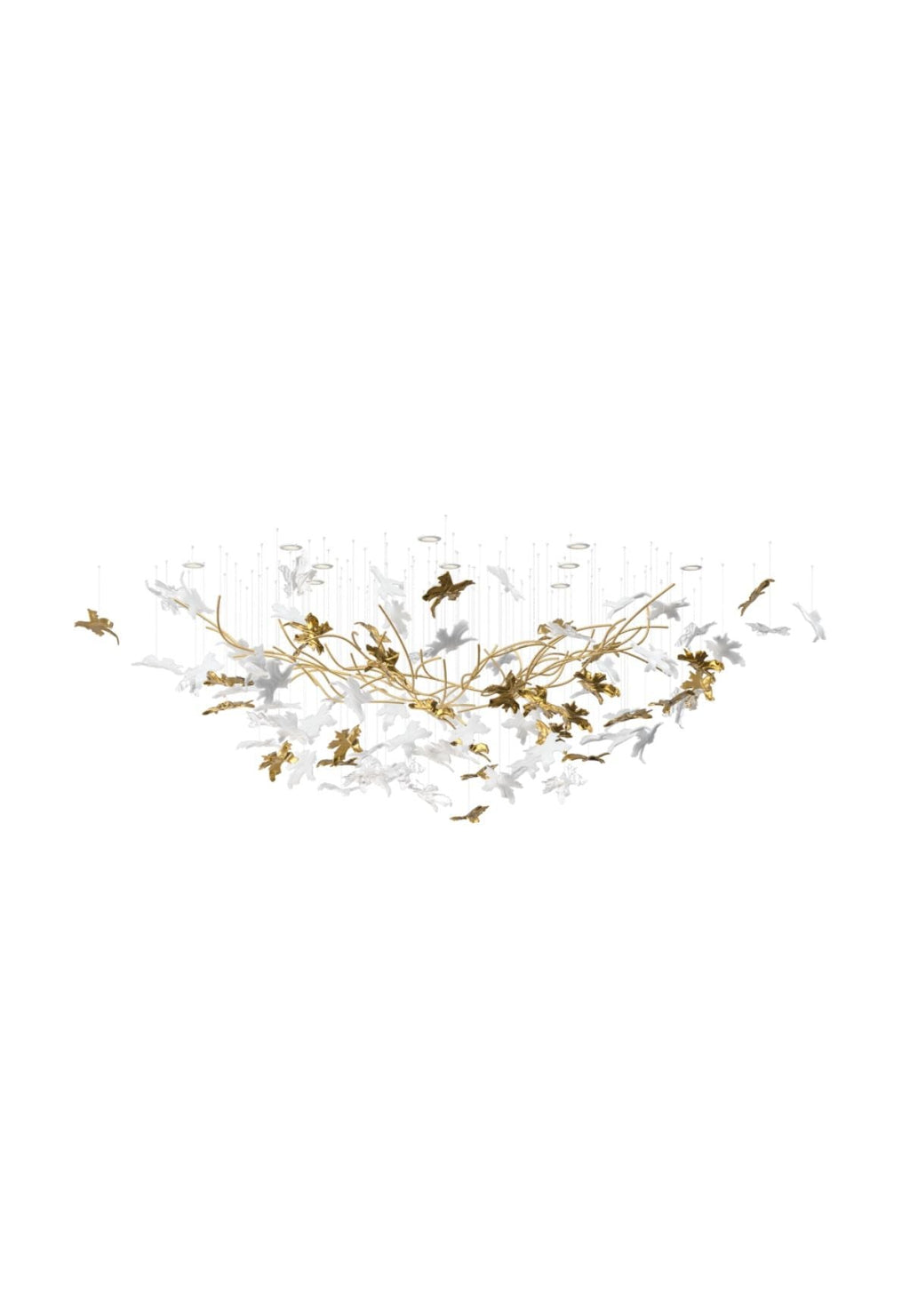 Arinan Floral Glass Chandelier