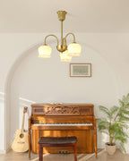 Fionel Petal Glass Floral Chandelier