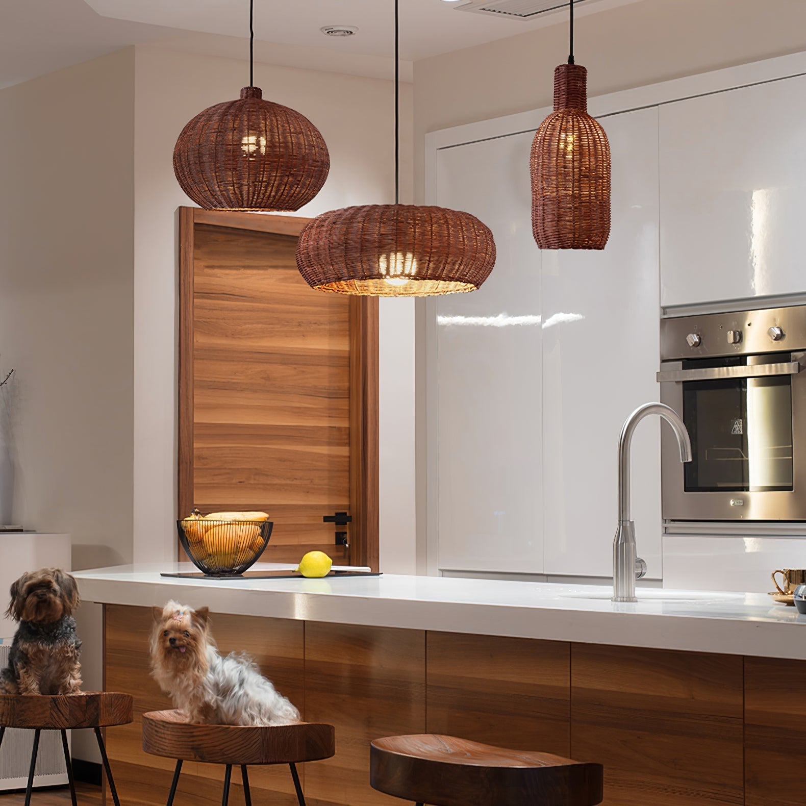 Savana Rattan Pendant Light