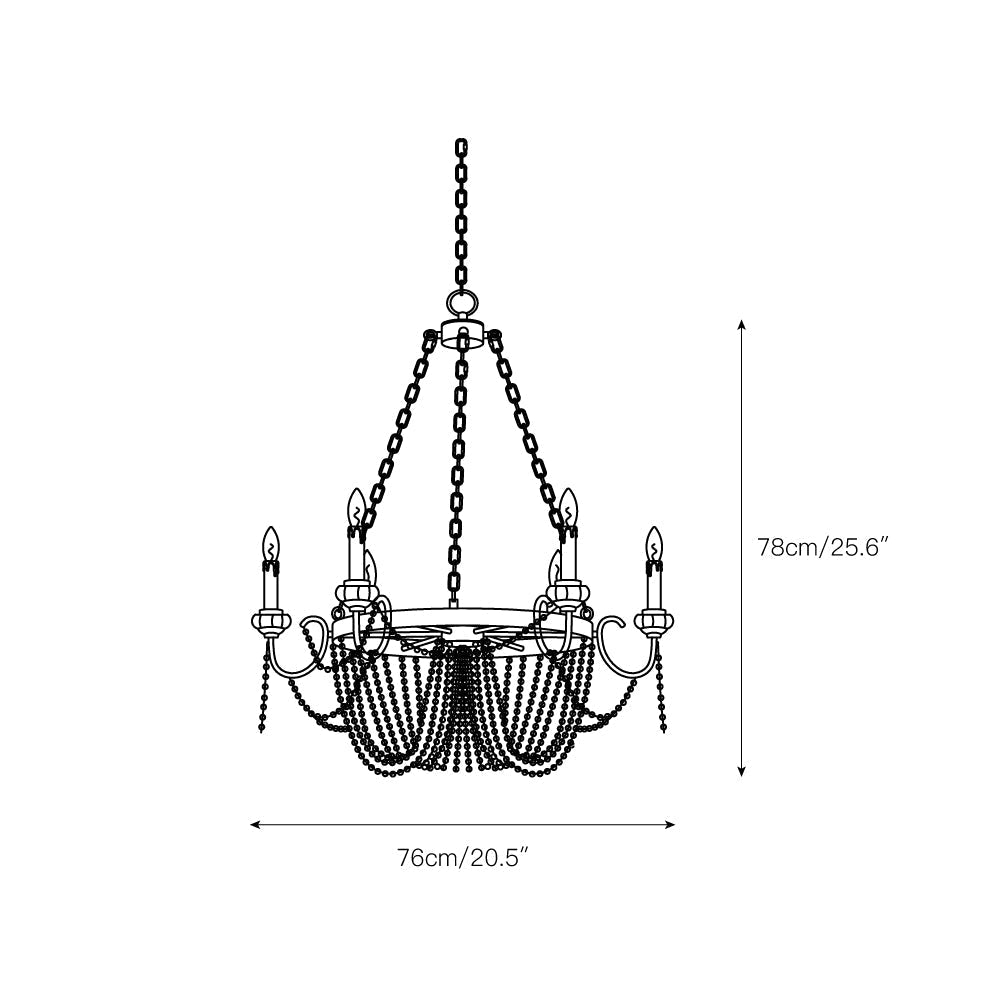 Alzoros Postmodern Luxury Wooden Crystal Chandelier