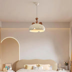 Cat Pendant Lamp Glossy Dome Wood Ears