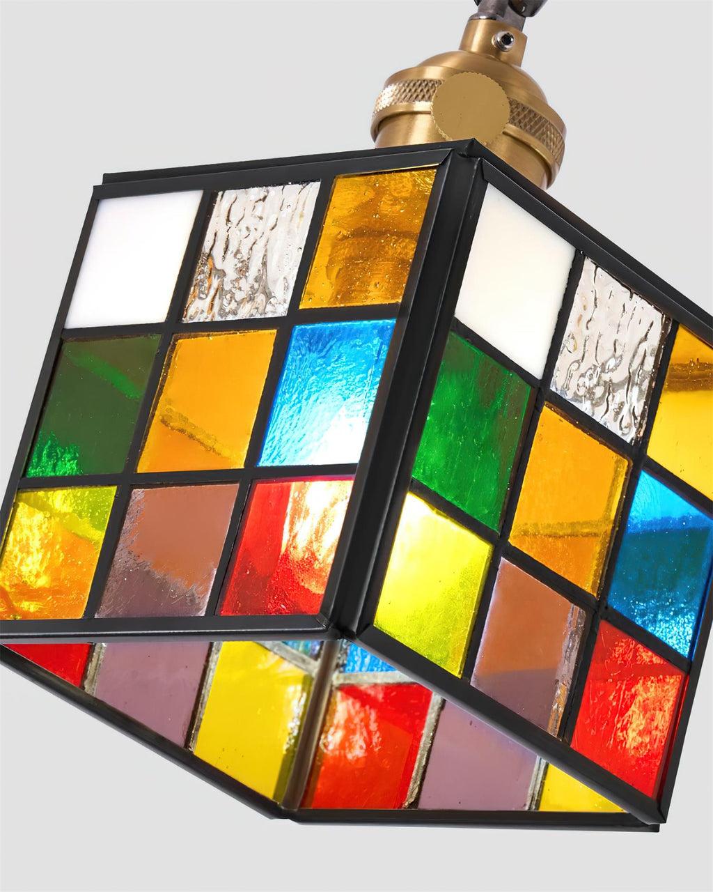Tiffany  Mosaic Wall Lamp  Wood
