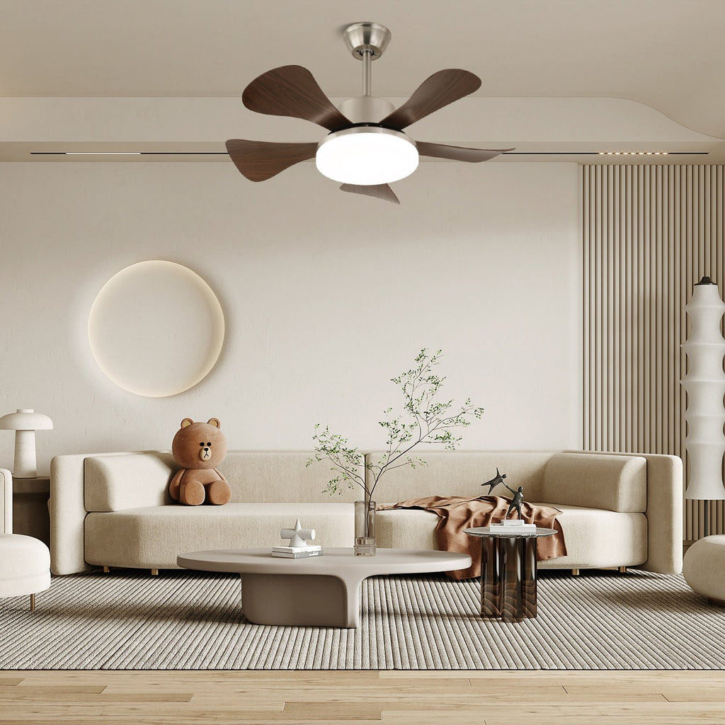 Aveline Modern Wood Ceiling Fan Light