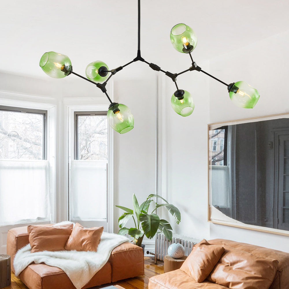 Valentina Nordic Modern Glass Pendant Light Bubble - Letslighting