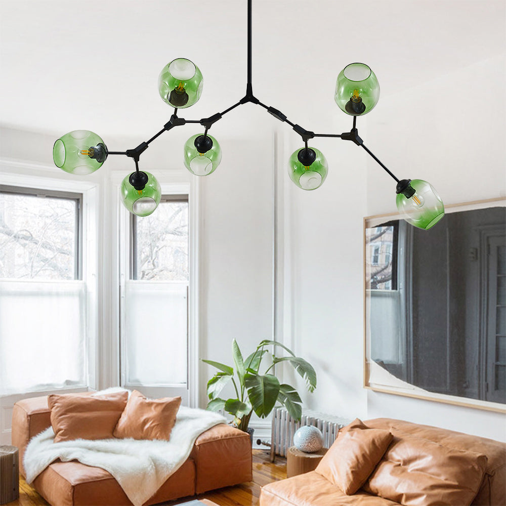 Valentina Nordic Modern Glass Pendant Light Bubble - Letslighting