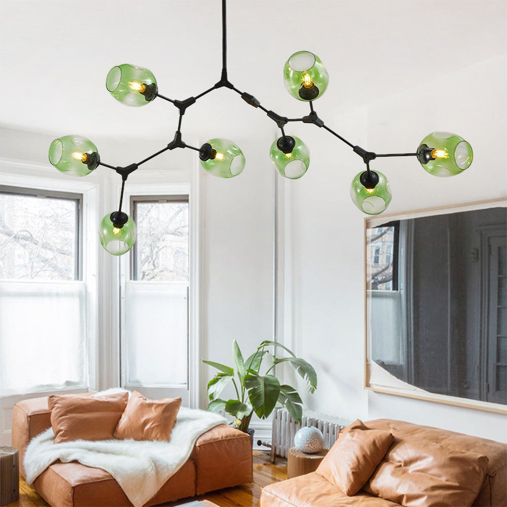 Valentina Nordic Modern Glass Pendant Light Bubble - Letslighting