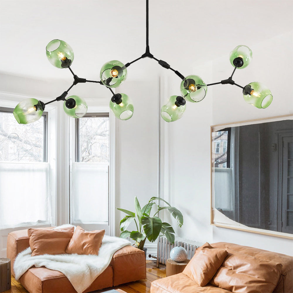 Valentina Nordic Modern Glass Pendant Light Bubble - Letslighting