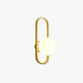 Valentina Modern Globe Bedside Wall Lamp Mount for Bedroom & Reading Room