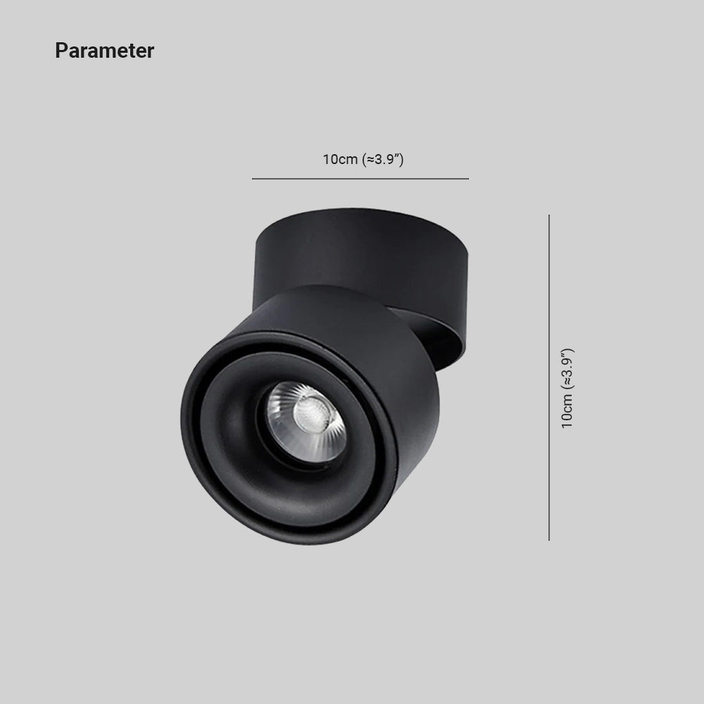 Aim Round Rotatable Ceiling Light Spotlight