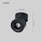 Aim Round Rotatable Ceiling Light Spotlight