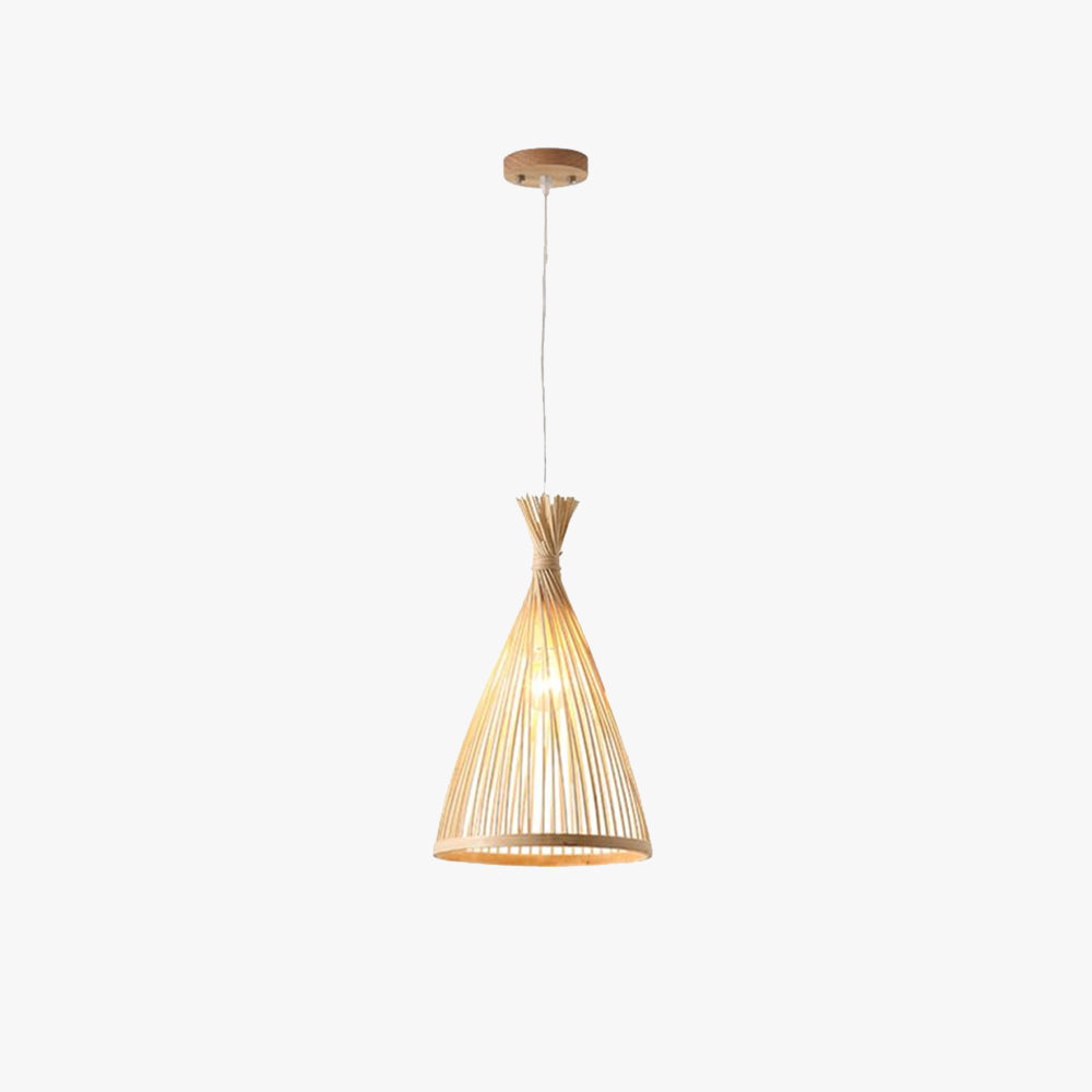 Ritta Pendant Light Rattan Modern, Hand-woven, Hotels