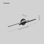 Arisha Modern Nordic Linear LED Indoor Wall Lamp Silikon Bedroom Living Room