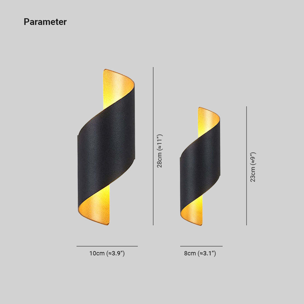 Ray Modern Conch Shape Indoor Wall Lamp