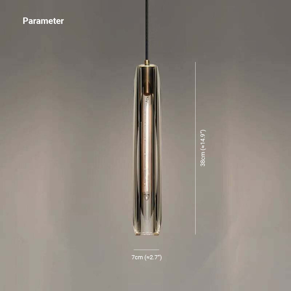 Arisha Brass Designer LED Glass Pendant Lamp - image 4